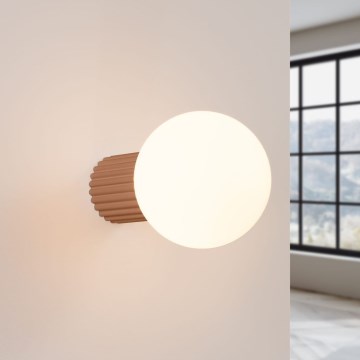 Настінний світильник для ванної кімнати HALO 1xG9/8W/230V діаметр 12 см IP44 коричневий