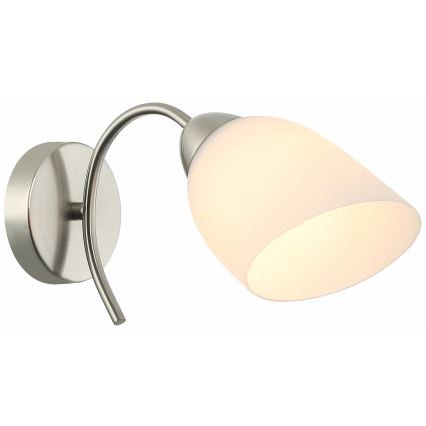 Настінний світильник DONNA 1xE27/60W/230V нікель