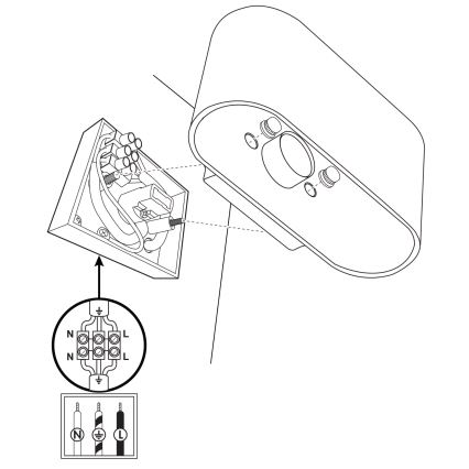 Настінний світильник ELISSA 1xG9/10W/230V чорний