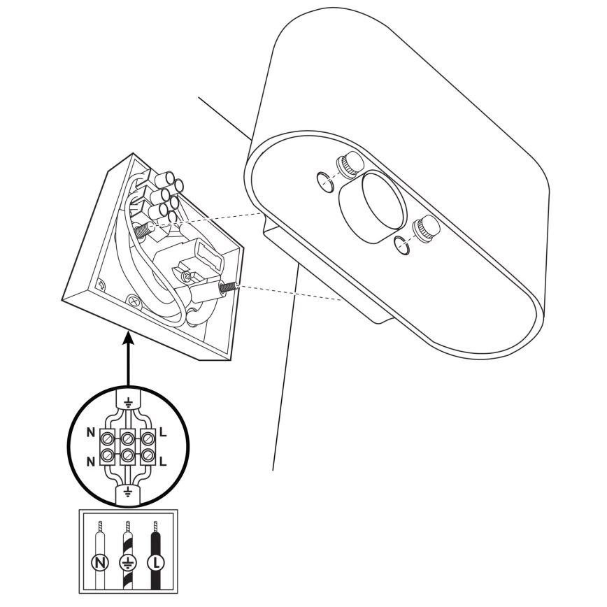 Настінний світильник ELISSA 1xG9/10W/230V чорний