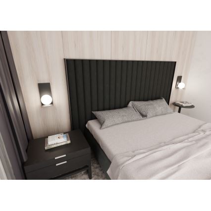 Настінний світильник FORM 1xE14/10W/230V чорний