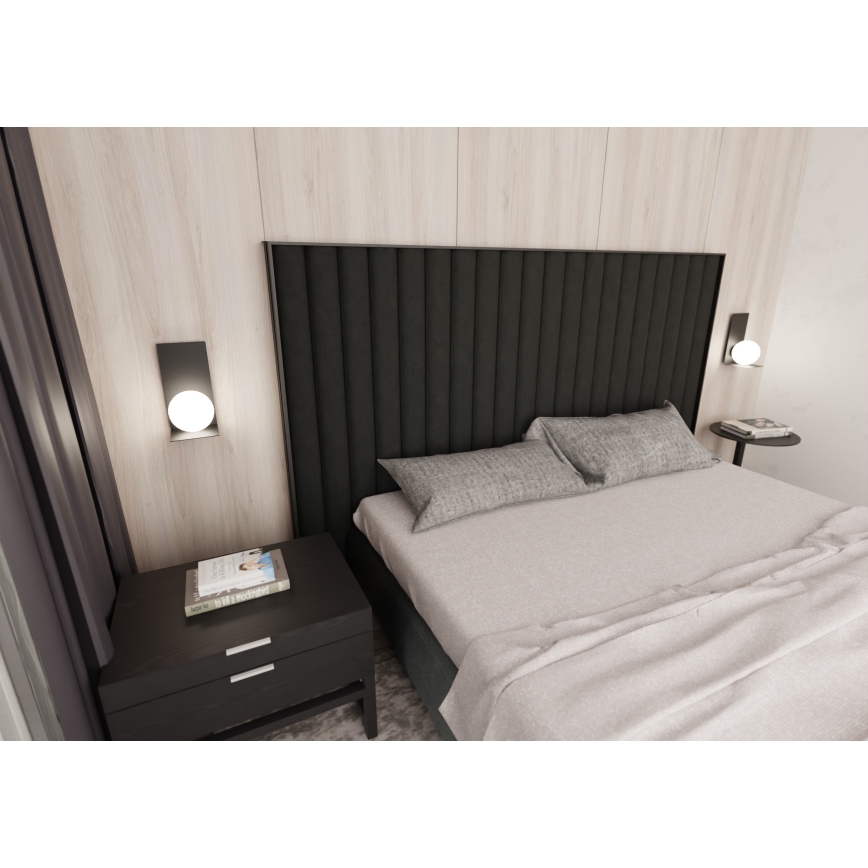 Настінний світильник FORM 1xE14/10W/230V чорний