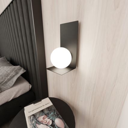 Настінний світильник FORM 1xE14/10W/230V чорний