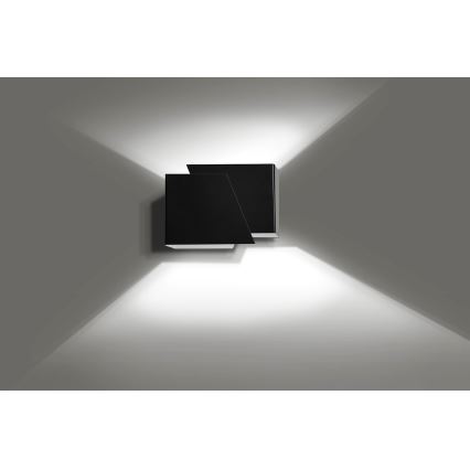 Настінний світильник FROST 1xG9/8W/230V чорний