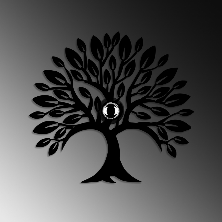 Настінний світильник HEART TREE 1xE27/40W/230V чорний