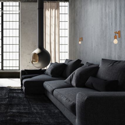 Настінний світильник JACK 1xE27/40W/230V дуб