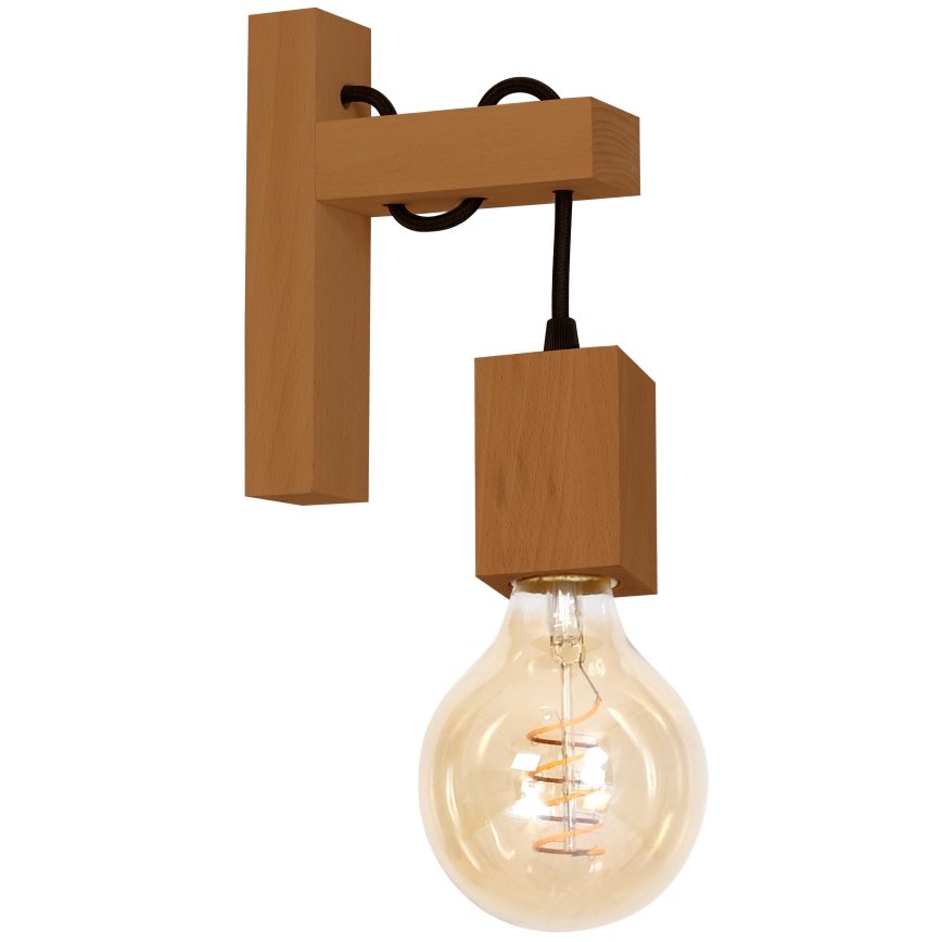 Настінний світильник JACK 1xE27/40W/230V дуб