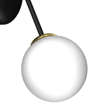 Настінний світильник JOY 2xE14/40W/230V чорний/золотий