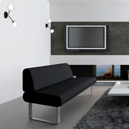 Настінний світильник JOY 2xE14/40W/230V чорний/золотий