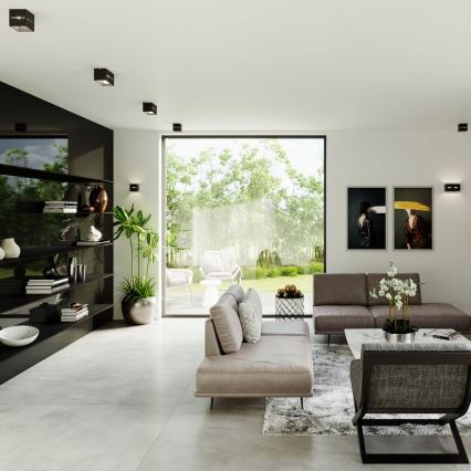 Настінний світильник LOBO 2xG9/40W/230V чорний