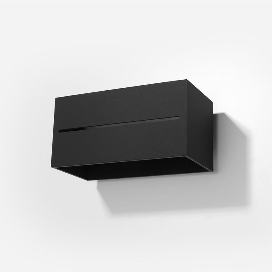 Настінний світильник LOBO 2xG9/40W/230V чорний