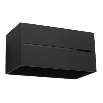 Настінний світильник LOBO 2xG9/40W/230V чорний