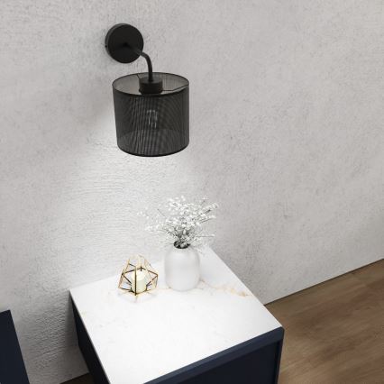 Настінна лампа LOFT SHADE 1xE27/60W/230V чорна