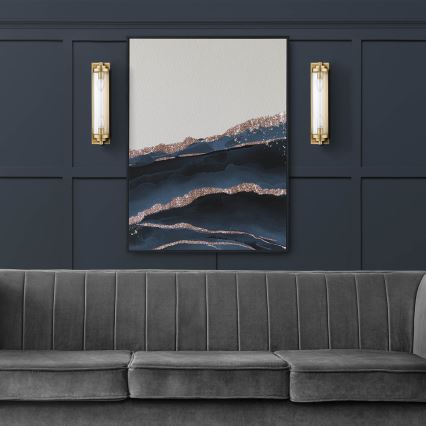 Настінний світильник LORENZO 2xE14/40W/230V золотий