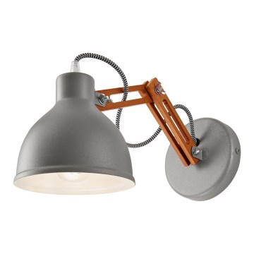 Настінний світильник MARCELLO 1xE27/60W/230V бук - FSC сертифіковано