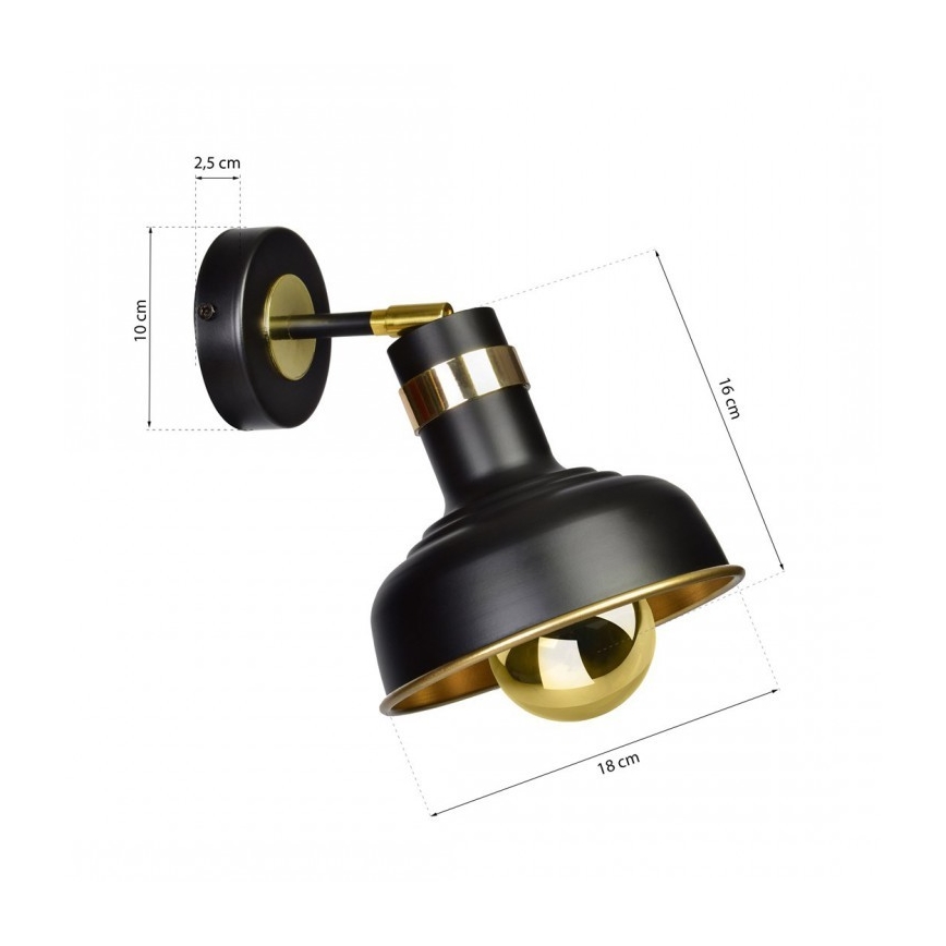 Настінний світильник MARGO 1xE27/5,5W/230V