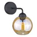 Настінний світильник MELLE BLACK 1xE27/60W/230V