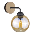 Настінний світильник MELLE WOOD 1xE27/60W/230V