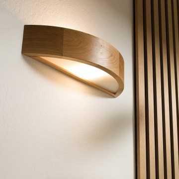 Настінний світильник OAK 1xE27/60W/230V дуб