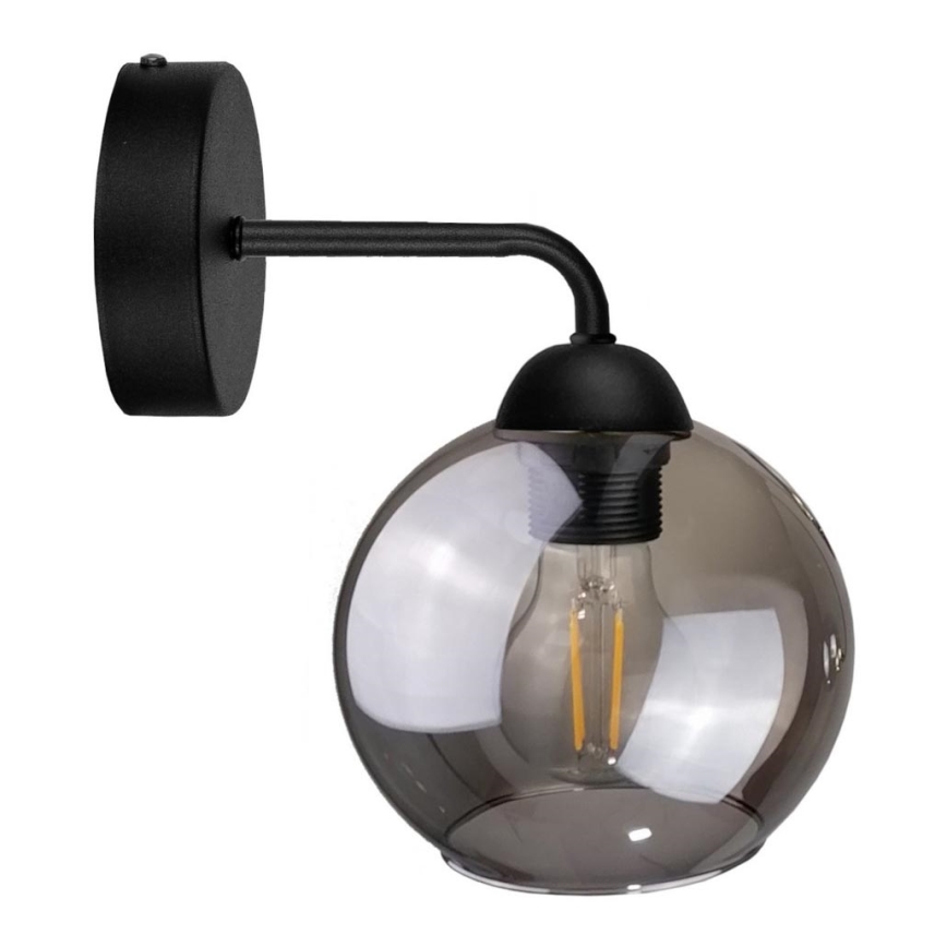 Настінний світильник OSMO 1xE27/60W/230V чорний