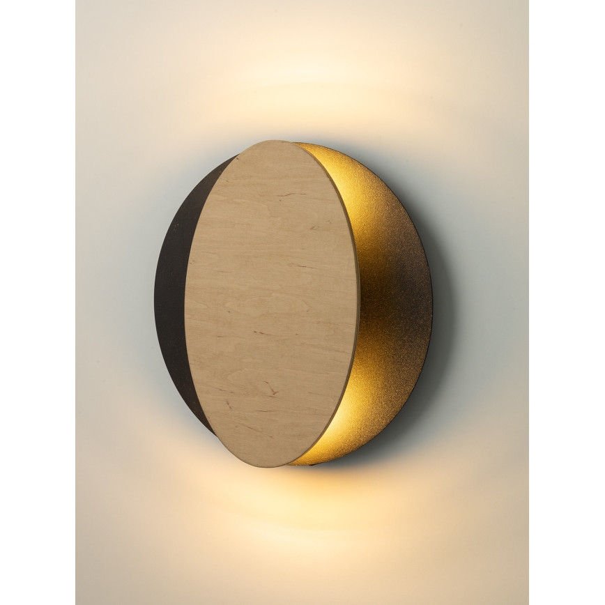 Настінний світильник OVO 2xG9/12W/230V чорний/коричневий