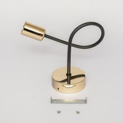 Настінний світильник OXFORD 1xE27/15W/230V золотистий/чорний