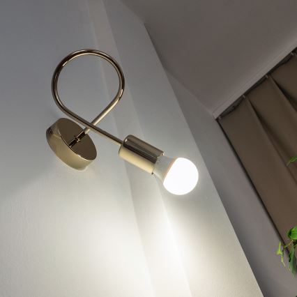 Настінний світильник OXFORD 1xE27/15W/230V золотистий