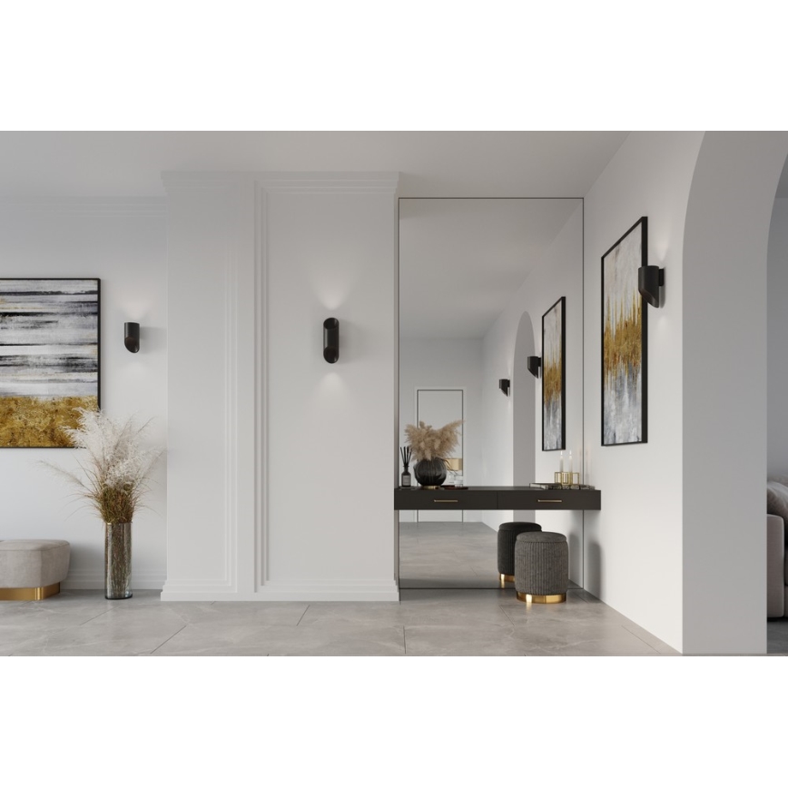 Настінний світильник PENNE 20 1xG9/40W/230V чорний