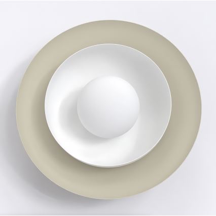 Настінний світильник POPPI 1xG9/8W/230V бежевий/білий