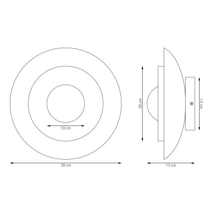 Настінний світильник POPPI 1xG9/8W/230V чорний