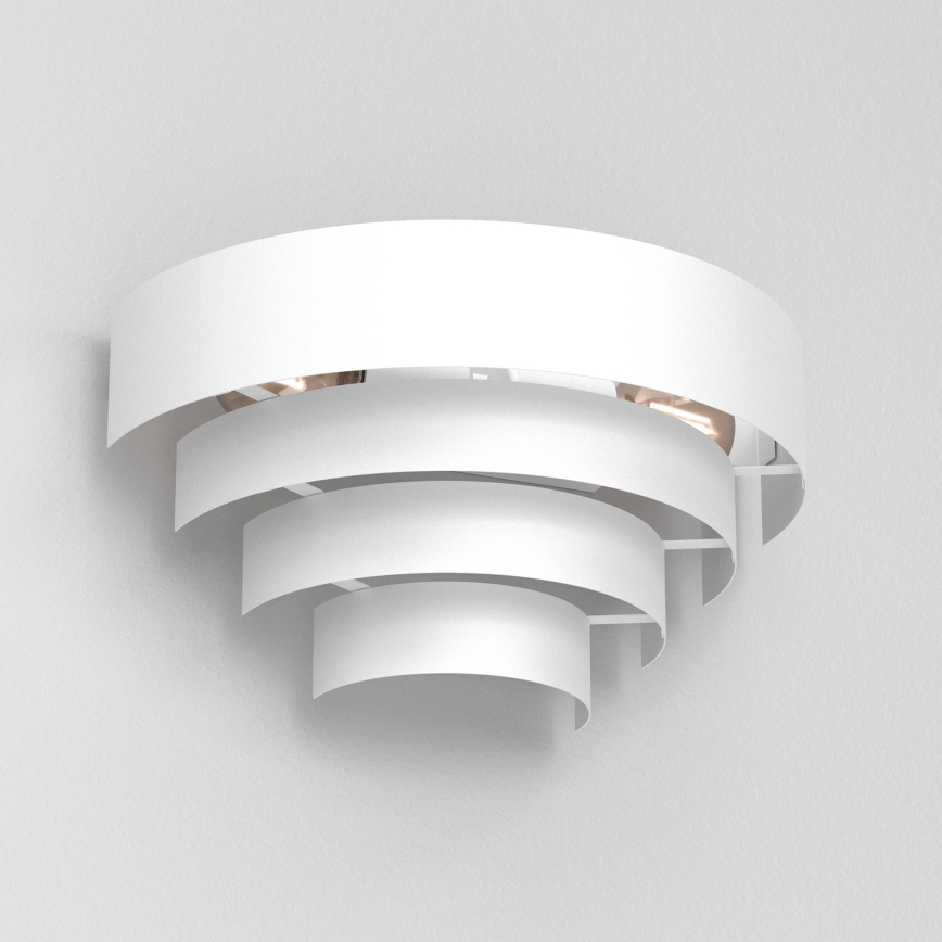 Настінний світильник RINGS 2xE27/15W/230V білий