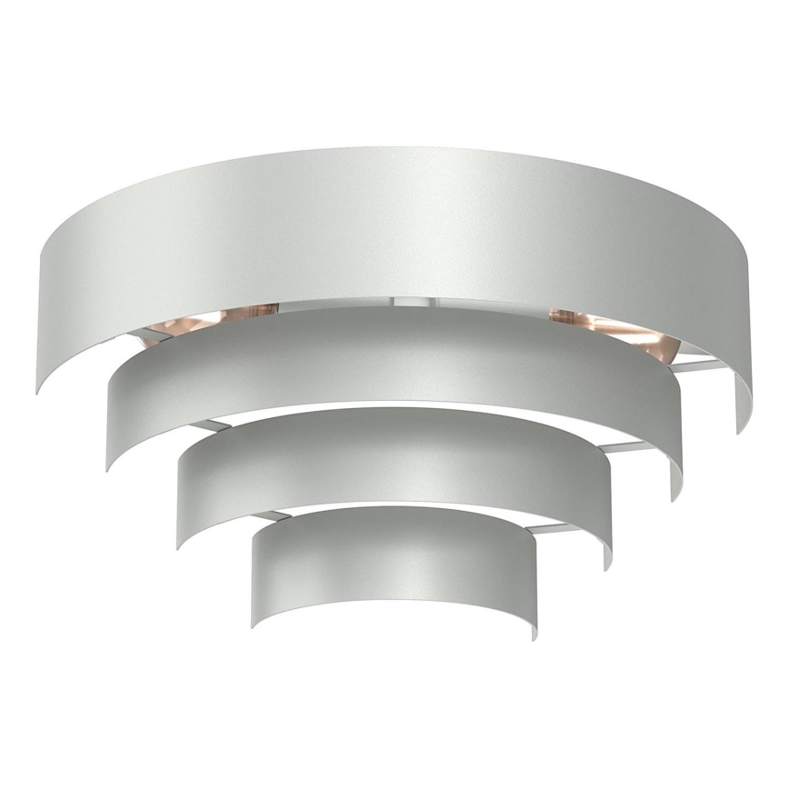 Настінний світильник RINGS 2xE27/15W/230V глянцевий хром