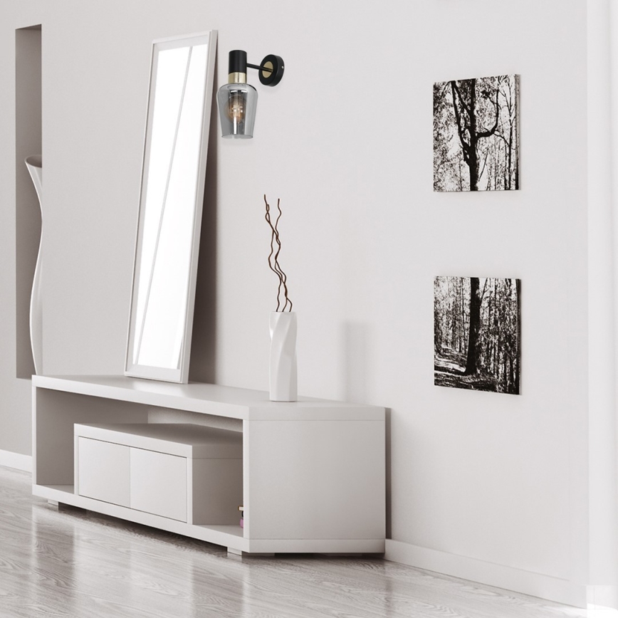 Настінний світильник ROMA BLACK 1xE27/60W/230V