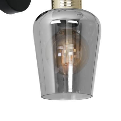 Настінний світильник ROMA BLACK 1xE27/60W/230V
