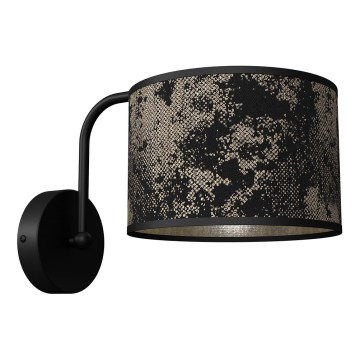 Настінний світильник SATINO 1xE27/60W/230V чорний/золотий