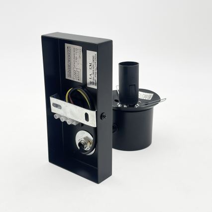 Настінний світильник SFERIO 1xE14/5W/230V чорний/прозорий