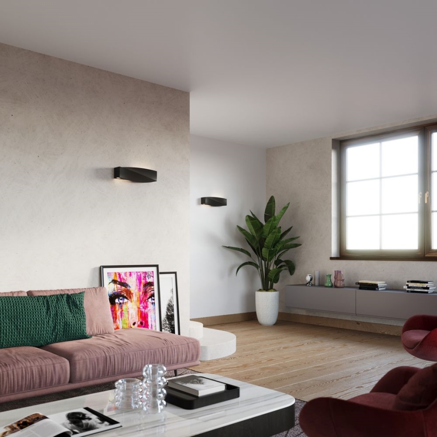 Настінний світильник SIGMA 1xE27/60W/230V чорний