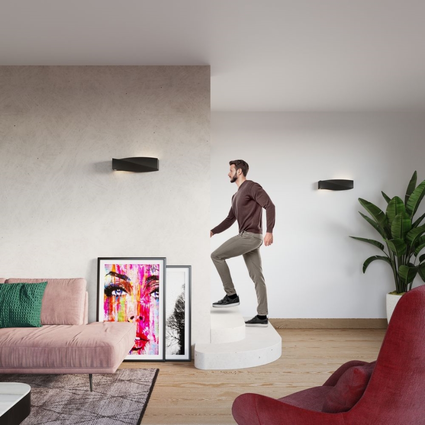 Настінний світильник SIGMA 1xE27/60W/230V чорний