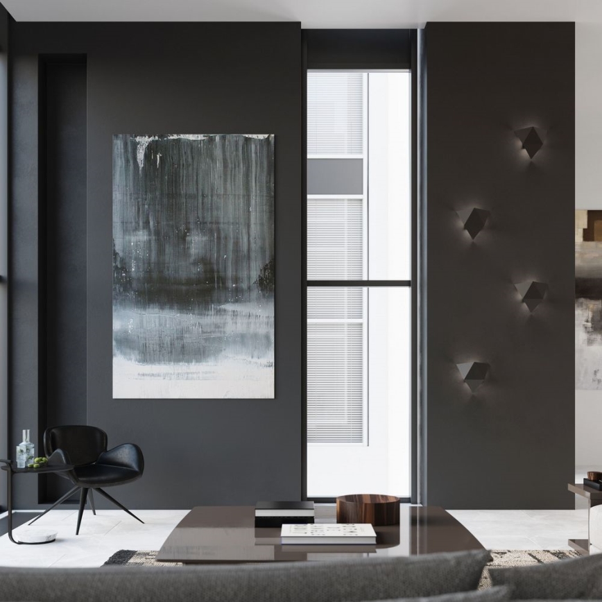 Настінний світильник SOLIDO 2xG9/40W/230V чорний