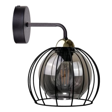 Настінний світильник SOLO BLACK 1xE27/60W/230V чорний/золотий