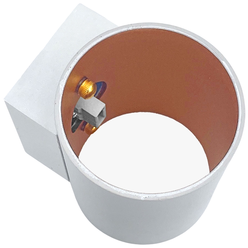 Настінний світильник SQUALLA TUBA 1xG9/50W/230V білий/золотий