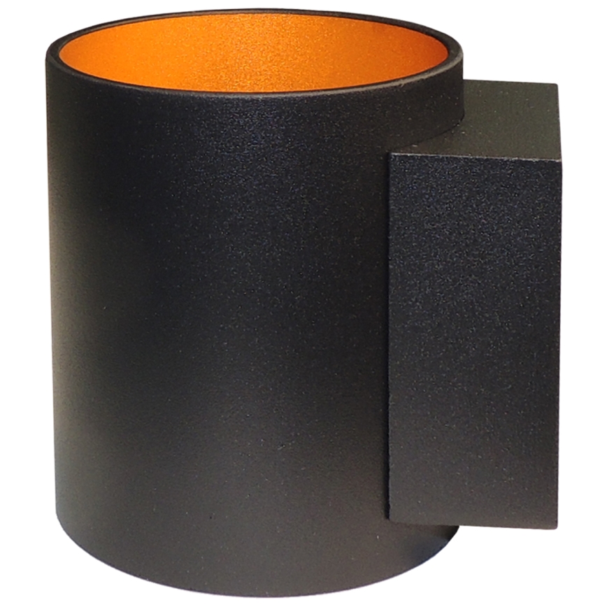 Настінний світильник SQUALLA TUBA 1xG9/50W/230V чорний/золотий