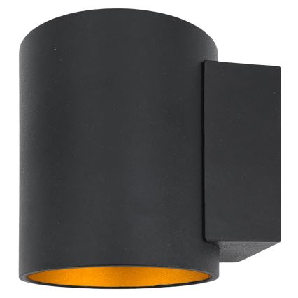 Настінний світильник SQUALLA TUBA 1xG9/50W/230V чорний/золотий