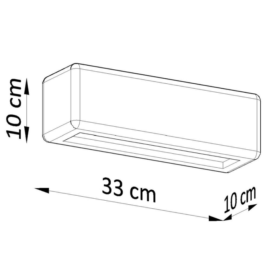 Настінний світильник SUBANI 1xE27/60W/230V