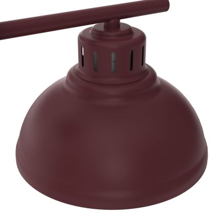 Настінний світильник SVEN 1xE27/15W/230V бордовий