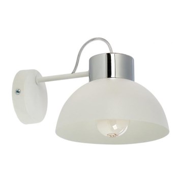 Настінний світильник TEDI 1xE27/60W/230V білий/глянцевий хром