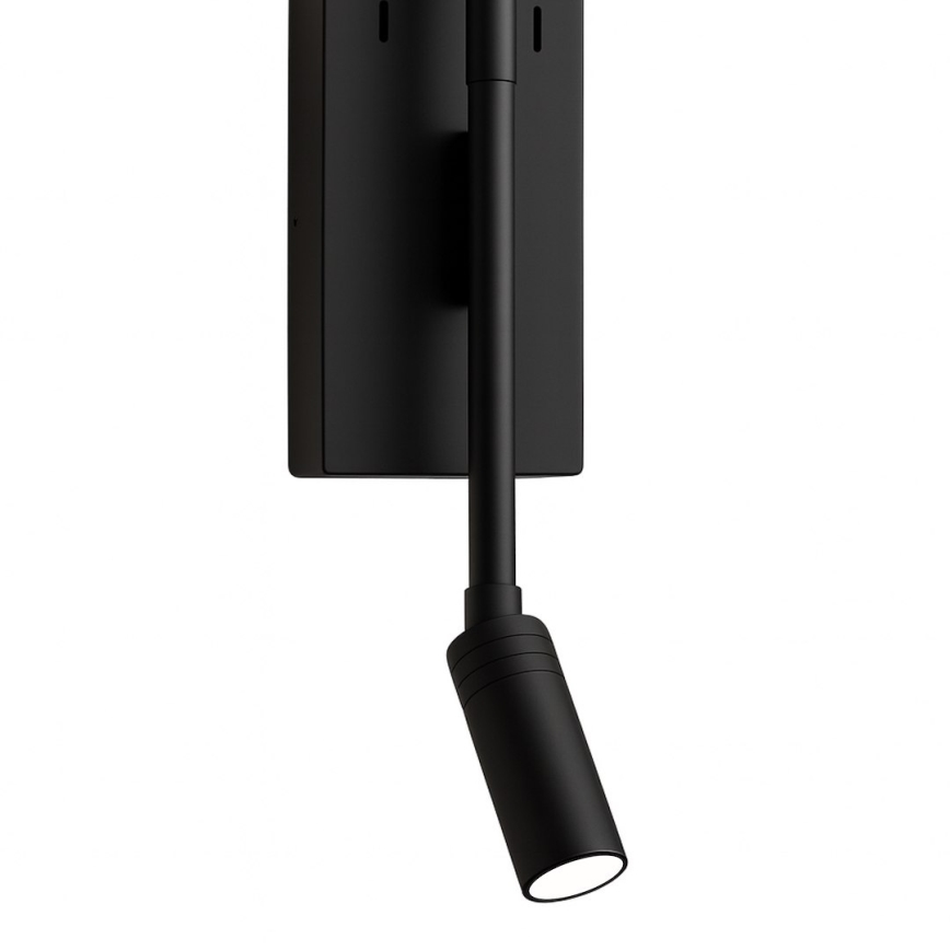 Настінний світильник TORCH LED 6 Вт/230 В + LED 3 Вт, чорний