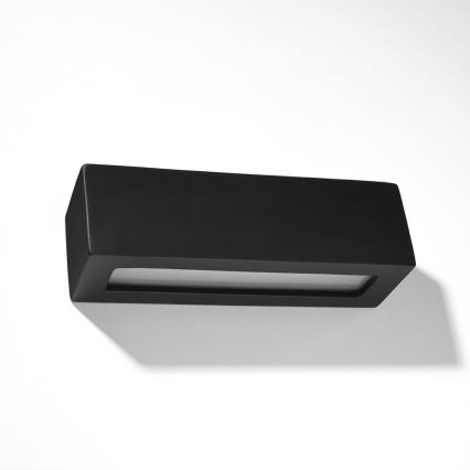 Настінний світильник VEGA 1xE27/60W/230V чорний