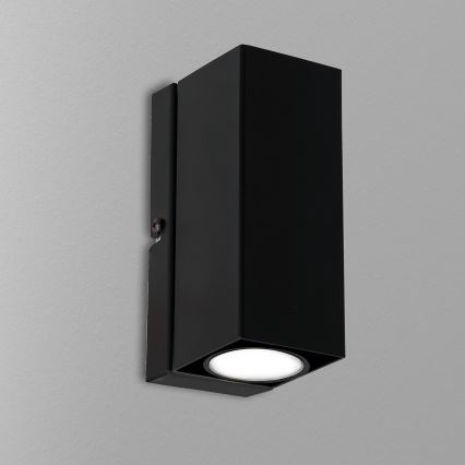 Настінний світильник WALL 1xGU10/8W/230V чорний