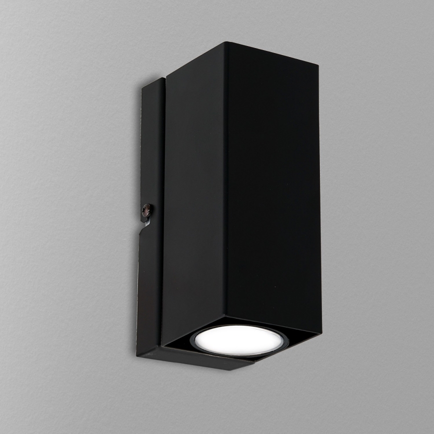 Настінний світильник WALL 1xGU10/8W/230V чорний